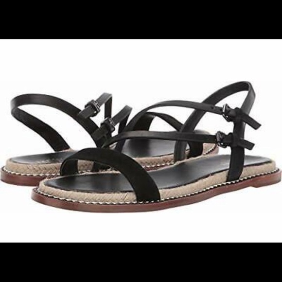 Botkier Casual Strapped Black Sandals - Picture 1 of 3